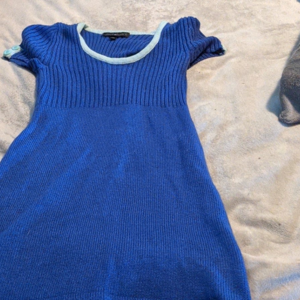 Blue dress